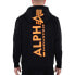 Фото #2 товара ALPHA INDUSTRIES Back Print Reflective Print hoodie