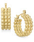 Фото #1 товара Серьги Lola Ade Gold TripleRow Hoops