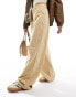 Tommy Jeans claire high rise wide cargo pant in sand