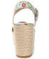 ფოტო #3 პროდუქტის Women's Pearrl Platform Espadrille Wedge Sandals