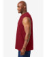 ფოტო #6 პროდუქტის Big & Tall Shrink-Less Lightweight Muscle T-Shirt