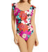 Фото #1 товара La Blanca 300744 Women's Off Shoulder Ruffle One Piece Swimsuit Size 10