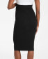 ფოტო #4 პროდუქტის Women's Ribbed Knit Maternity Pencil Skirt