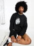 Фото #1 товара Jordan Brooklyn fleece graphic sweatshirt in black