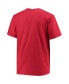 Men's Crimson Alabama Crimson Tide Big and Tall Arch Team Logo T-shirt