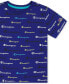 ფოტო #5 პროდუქტის Toddler & Little Boys Short-Sleeve Printed T-Shirt & Fleece Shorts, 2 Piece Set