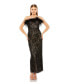 ფოტო #1 პროდუქტის Women's Embellished Strapless Column Dress