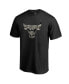 Фото #1 товара Men's Black Chicago Bulls Cloak Camo T-shirt
