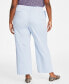 Фото #4 товара Trendy Plus Size Pull-On Chino Pants, Created for Macy's