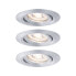 PAULMANN 942.97 - Recessed lighting spot - Non-changeable bulb(s) - 1 bulb(s) - LED - 2700 K - Aluminium