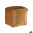 Pouffe Velvet Beige 30 x 30 x 30 cm (4 Units)