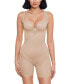 Women's Tummy Tuck Extra-Firm Open-Bust Mid-Thigh Bodysuit 2412