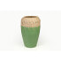 Vase Romimex Green Natural Ceramic Rattan 20 x 30 x 20 cm