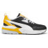 Puma Vis2k Lace Up Mens Black, White, Yellow Sneakers Casual Shoes 39231831