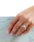 ფოტო #2 პროდუქტის Diamond Pear-Shaped Cluster Engagement Ring (3/4 ct. t.w.) in 14k White Gold