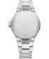 ფოტო #2 პროდუქტის Women's Swiss Riviera Stainless Steel Bracelet Watch 33mm