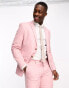 Фото #2 товара Jack & Jones Premium slim suit jacket in dusky pink