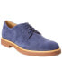 Фото #1 товара Tod’S Suede Derby Men's Blue 6.5