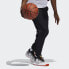 Фото #5 товара adidas ROSE WVN PANT 篮球长裤 男款 黑色 / Брюки Adidas ROSE WVN PANT