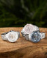 Women's Multifunction Silver-Tone Stainless Steel Watch 40mm