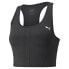 Фото #1 товара Puma Oa X Running Scoop Neck Athletic Crop Top Womens Black Casual Tops 52355501