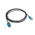 Фото #1 товара Кабель HDMI Lanberg V2.0 4K SLIM Чёрный 1 m Черный/Синий