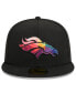 Фото #4 товара Men's Black Denver Broncos 2023 NFL Crucial Catch 59FIFTY Fitted Hat