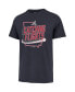 Men's Navy Atlanta Braves Regional Franklin T-shirt