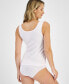 ფოტო #2 პროდუქტის Women's Cotton Pointelle Tank Top 100181118, Created for Macy's
