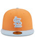 ფოტო #4 პროდუქტის Men's Orange/Light Blue St. Louis Cardinals Spring Color Basic Two-Tone 59Fifty Fitted Hat