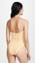 Фото #3 товара Onia 259326 Women's x WeWoreWhat Capri One Piece Swimsuit Size Medium