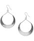 ფოტო #1 პროდუქტის Women's Lunar Crescent Hoop Earrings