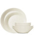 Фото #1 товара Teema White 16-Pc. Starter Dinnerware Set, Service For 4