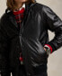 ფოტო #5 პროდუქტის Men's Leather Hooded Jacket