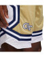 Фото #3 товара Men's Gold Georgia Tech Yellow Jackets Swingman AEROREADY Basketball Shorts