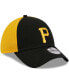 Фото #4 товара Men's Black Pittsburgh Pirates Team Neo 39THIRTY Flex Hat
