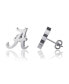 ფოტო #1 პროდუქტის Women's Alabama Crimson Tide Silver Post Earrings