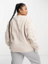 adidas Originals Plus premium essentials sweatshirt in beige