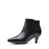 Фото #4 товара Clarks Linvale Judith 26156804 Womens Black Wide Ankle & Booties Boots 8