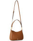 ფოტო #8 პროდუქტის Women's Crosshatch Leather Medium Danni Shoulder Bag
