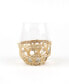 Glass Stemless Wine, 4 Piece Set