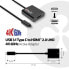 Club 3D USB 3.1 Type C to HDMI 2.0 UHD 4K 60Hz Active Adapter - USB 3.1 Type C - HDMI 2.0 - 0.15 m - Black