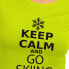 KRUSKIS Keep Calm And Go Skiing short sleeve T-shirt