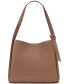 Фото #1 товара Knott Pebbled Leather Large Shoulder Bag