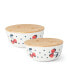 Фото #3 товара Vintage-Like Cherry Dot Bowl with Lid