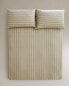 Фото #8 товара Striped cotton linen duvet cover