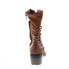 Фото #7 товара A.S.98 Callhoun A22208-101 Womens Brown Leather Zipper Casual Dress Boots 7