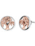 Фото #1 товара Engelsrufer Ear Studs Tree of Life ERE-LILTREE-BICOR