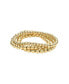 ფოტო #1 პროდუქტის Bead Stack 14K Yellow Gold Plated Sterling Silver Bracelet Set of 3