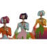 Фото #3 товара Декоративная фигура Home ESPRIT Разноцветный Дама 21 x 16 x 25 cm (3 штук)